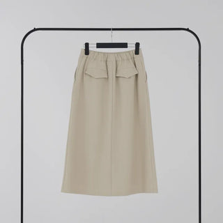 Kaiz A-line Pintuck Long Skirt