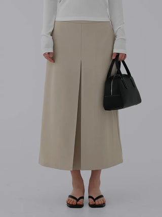 Kaiz A-line Pintuck Long Skirt