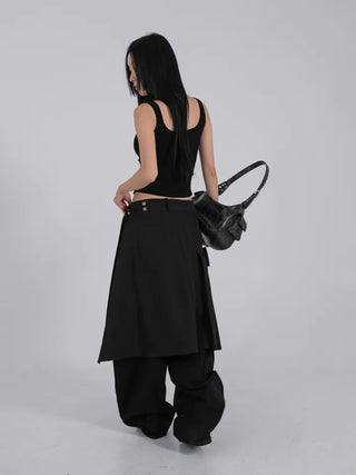 Mua Ribbed Round Square Sleeveless Top