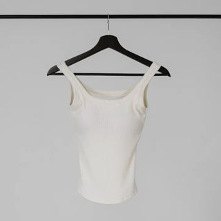 Mua Ribbed Round Square Sleeveless Top