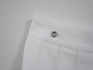 Lark Snap Button Pocket Pleated Wrap Midi Skirt