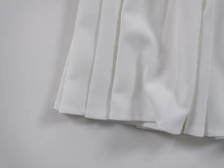 Lark Snap Button Pocket Pleated Wrap Midi Skirt