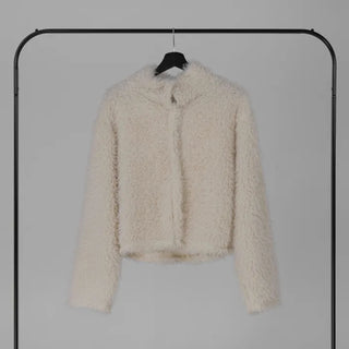 Loen Loose Fluffy Fur Cardigan