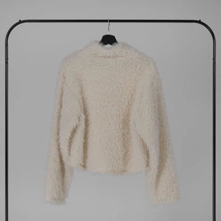 Loen Loose Fluffy Fur Cardigan