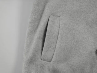 Leua Double Button High-Neck Short Coat