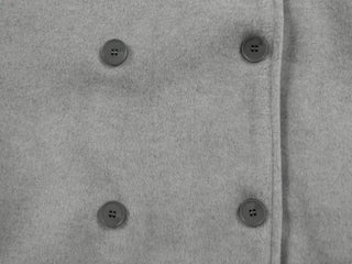 Leua Double Button High-Neck Short Coat