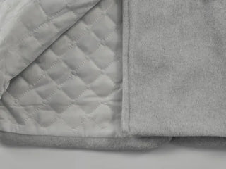 Leua Double Button High-Neck Short Coat