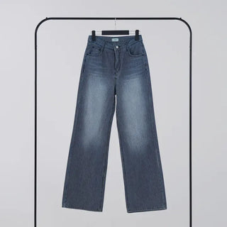 Yuna striped denim pants