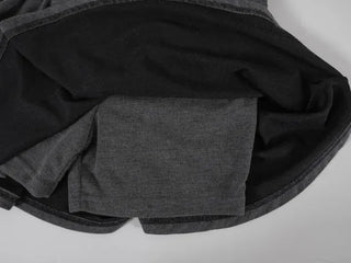 L'Or Fold Low-Rise Flare Mini Skirt