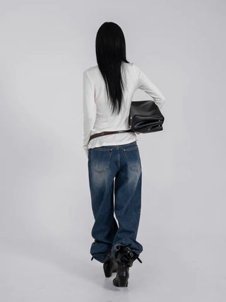 Hermès Scarf Turtleneck Slim Long Sleeve T-shirt