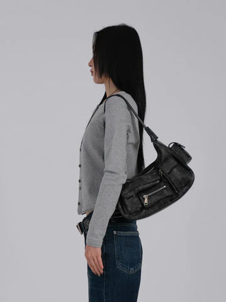 Mare Contrast Button Detail Semi-Crop Cardigan