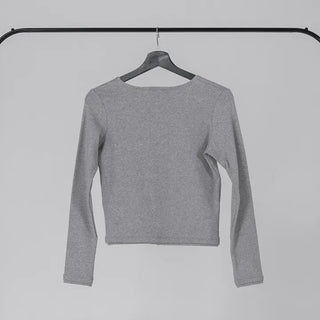 Mare Contrast Button Detail Semi-Crop Cardigan