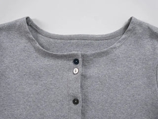 Mare Contrast Button Detail Semi-Crop Cardigan