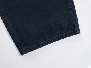 Via Blue Black Wide Denim Pants