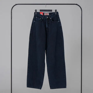 Via Blue Black Wide Denim Pants