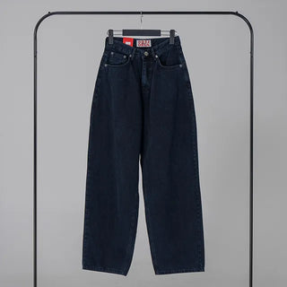 Via Blue Black Wide Denim Pants