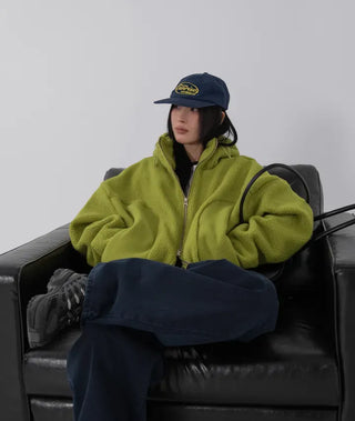 Very Two-Way High-Neck Fleece Zip-Up