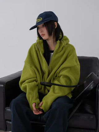 Very Two-Way High-Neck Fleece Zip-Up