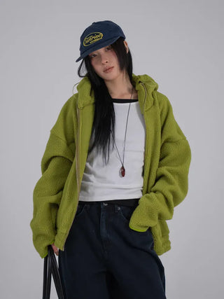 Very Two-Way High-Neck Fleece Zip-Up