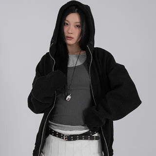 Very Two-Way High-Neck Fleece Zip-Up