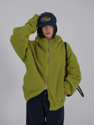 Very Two-Way High-Neck Fleece Zip-Up