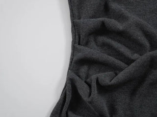 Yui String Halter Square Neck Long Sleeve T-shirt