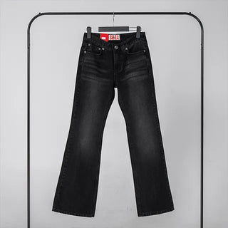 Die One Black Slim Bootcut Denim Pants