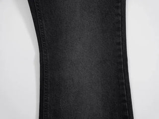 Die One Black Slim Bootcut Denim Pants