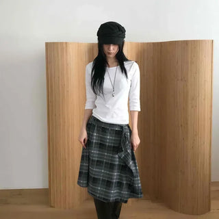 Minimal Loose Fit 3/4 Sleeve T-shirt