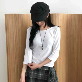 Minimal Loose Fit 3/4 Sleeve T-shirt