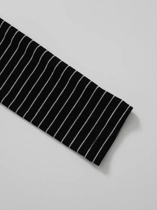 Yeni U-neck Two-way Long Sleeve T-shirt