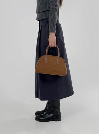 Vine pintuck long skirt