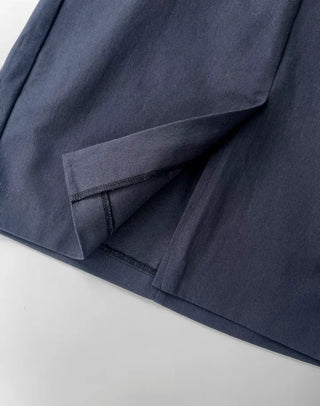 Vine pintuck long skirt