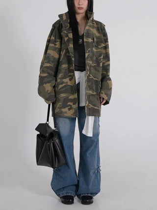 Luca Vintage Washed Cotton Work Jacket