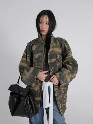 Luca Vintage Washed Cotton Work Jacket