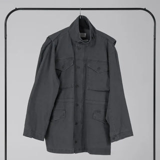 Luca Vintage Washed Cotton Work Jacket