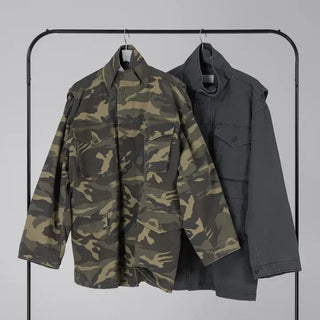 Luca Vintage Washed Cotton Work Jacket