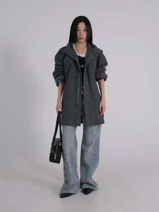 Luca Vintage Washed Cotton Work Jacket