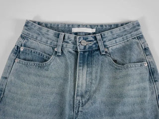 Neo String Point Washed Eyelet Bootcut Pants