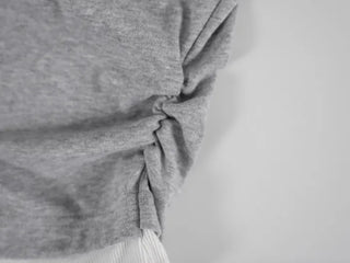 Coel Halter Layer Drape Off T-shirt