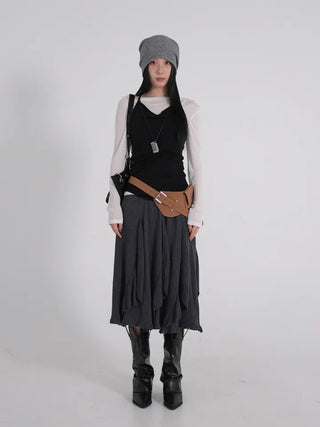 Dion Boat Neck Off-Shoulder Basic Tee