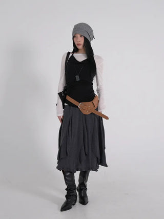 Dion Boat Neck Off-Shoulder Basic Tee