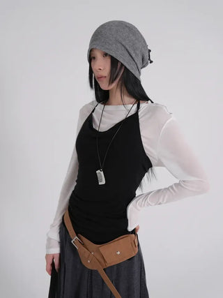 Dion Boat Neck Off-Shoulder Basic Tee