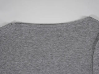 Dion Boat Neck Off-Shoulder Basic Tee