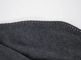 Vero Vintage Asymmetrical Wavy Knit Skirt