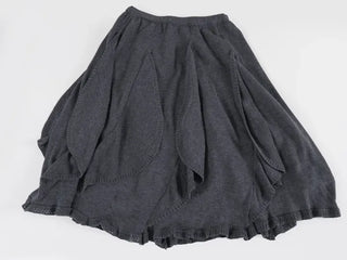 Vero Vintage Asymmetrical Wavy Knit Skirt