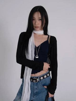 Tael Lace Ribbed Shirred Sleeveless Top