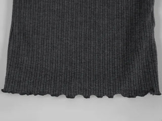 Tael Lace Ribbed Shirred Sleeveless Top