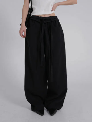 Rodi Wide Fit Waist Drawstring Elastic Pants