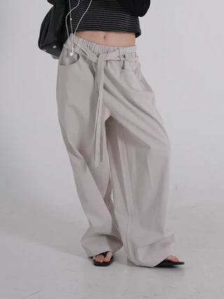 Rodi Wide Fit Waist Drawstring Elastic Pants